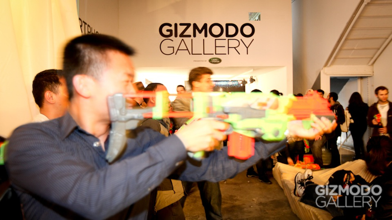 Illustration for article titled Gizmodo Gallery Reader Meet Up Nerf Party Gallery